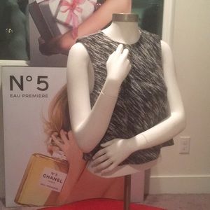 ABS Tank Top/ Vest w/ subtle metal rivets Size S